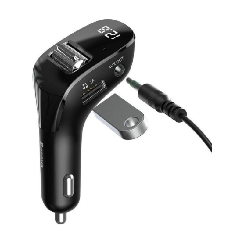 FM-модулятор Baseus Streamer F40 Bluetooth FM Launcher 15W 2 USB (CCF40-01)