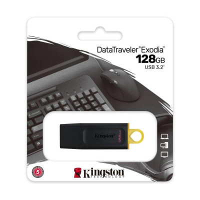 USB Flash 128GB 3.2 Kingston DT Exodia black/yellow (DTX/128GB)