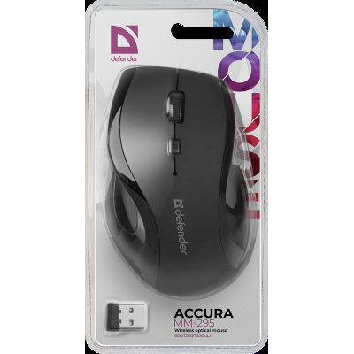 Bluetooth миша DEFENDER Accura MM-295 (52295) black UA Bluetooth миша DEFENDER Accura MM-295 (52295) black UA