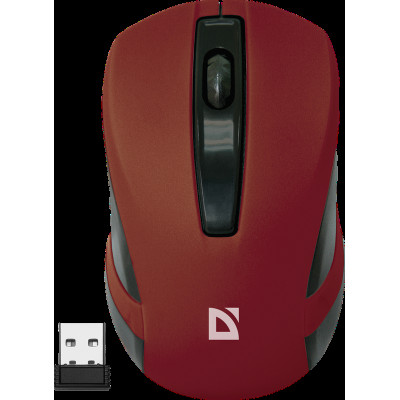 Bluetooth миша DEFENDER MM-605 (52605) red UA