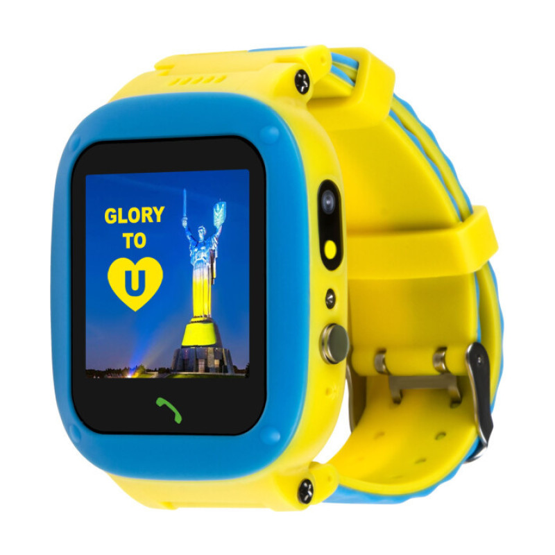 Smart Watch AmiGo GO004 Splashproof Camera+Led Blue/yellow UA UCRF