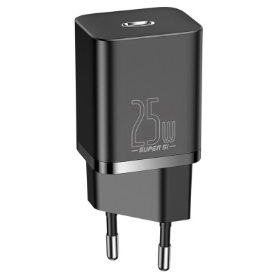 МЗП Baseus 25W Super Si QC Type C to Type C USB-C (TZCCSUP-L01) black