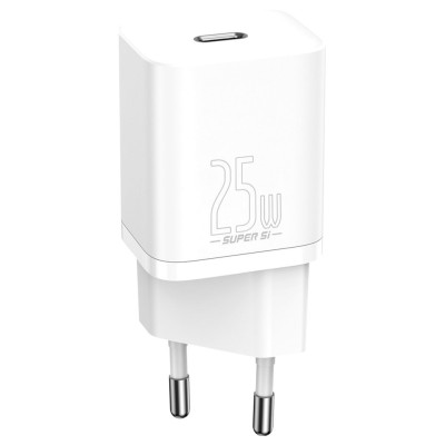 МЗП Baseus 25W Super Si QC Type C to Type C USB-C (TZCCSUP-L02) white