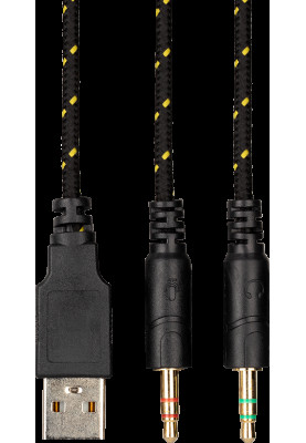 HF Stereo 2E HG300 Gaming LED black+ мікр UA (2E-HG300BK)