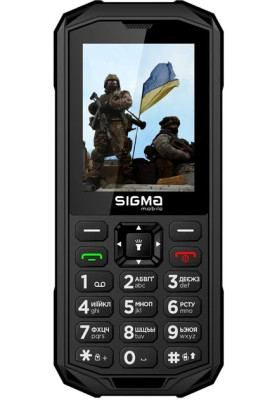 Телефон Sigma X-treme PA68 Black UA UCRF