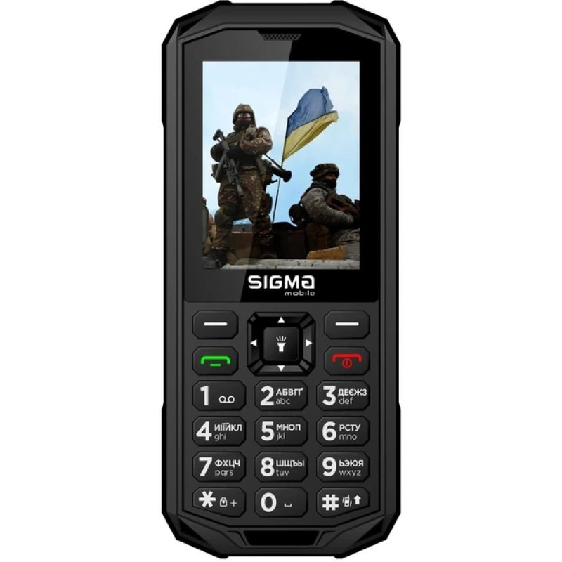Телефон Sigma X-treme PA68 Black UA UCRF