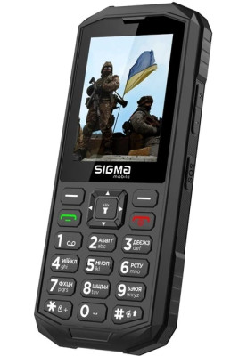 Телефон Sigma X-treme PA68 Black UA UCRF