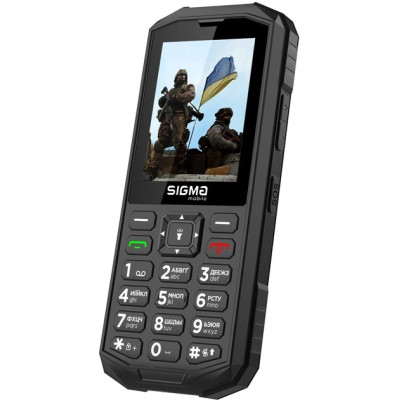Телефон Sigma X-treme PA68 Black UA UCRF