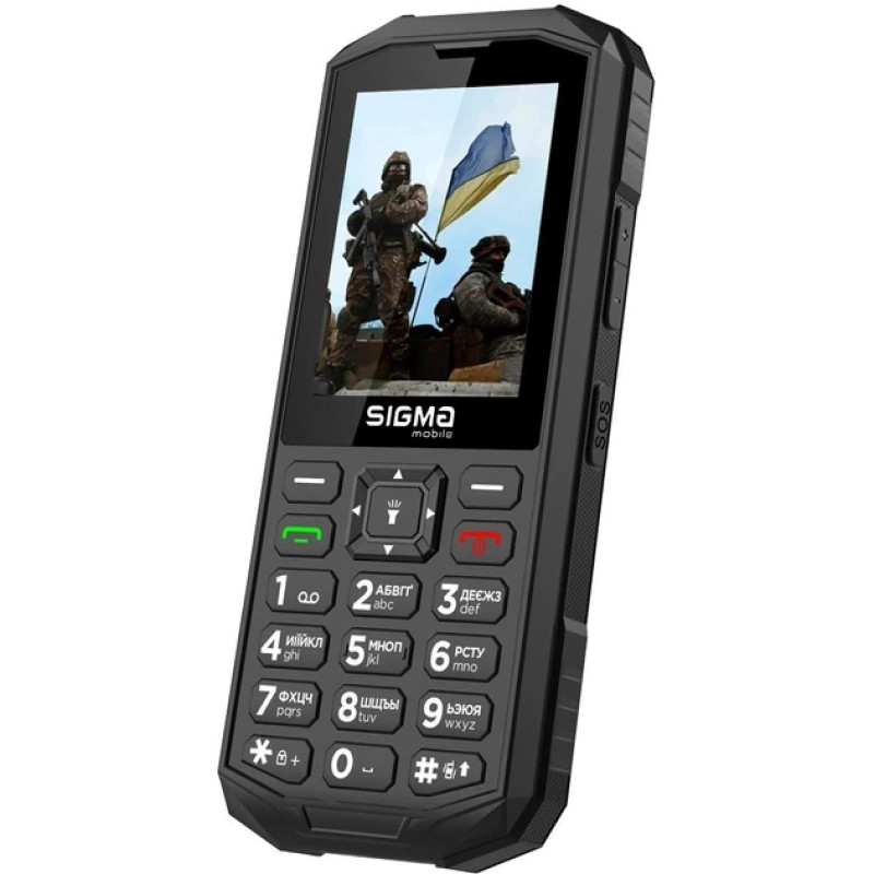 Телефон Sigma X-treme PA68 Black UA UCRF