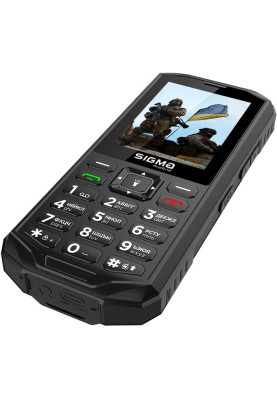 Телефон Sigma X-treme PA68 Black UA UCRF