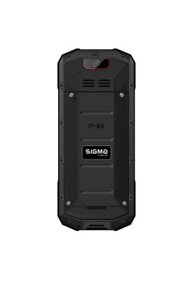 Телефон Sigma X-treme PA68 Black/Red UA UCRF
