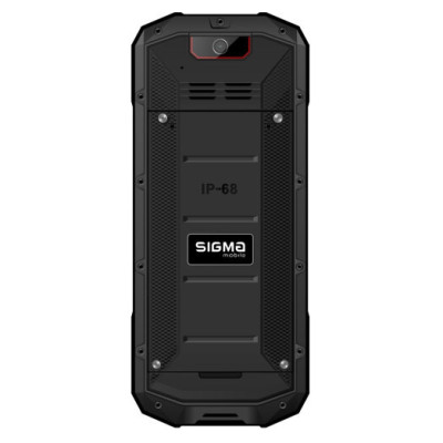 Телефон Sigma X-treme PA68 Black/Red UA UCRF