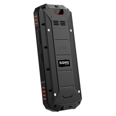 Телефон Sigma X-treme PA68 Black/Red UA UCRF