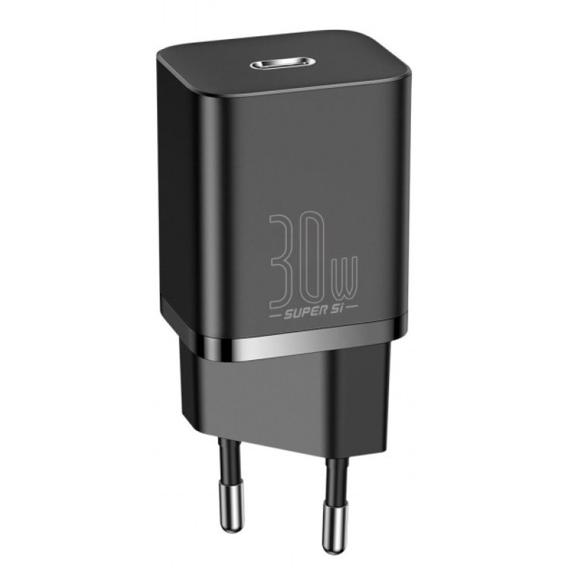 МЗП блочок 30W USB-C Super Si QC 1C (CCSUP-J01) Baseus black