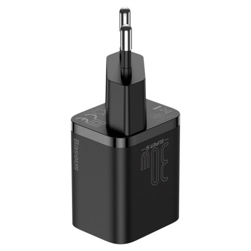 МЗП блочок 30W USB-C Super Si QC 1C (CCSUP-J01) Baseus black