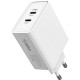 МЗП блочок 40W 2USB-C Fast Charger GP-HC052 Gelius white (90588)