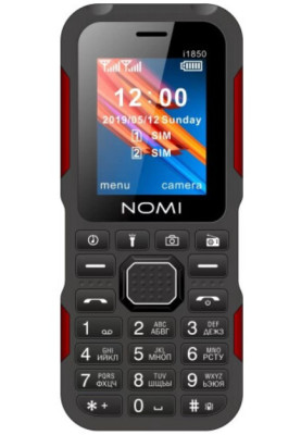 Телефон Nomi i1850 Black-Red UA UCRF