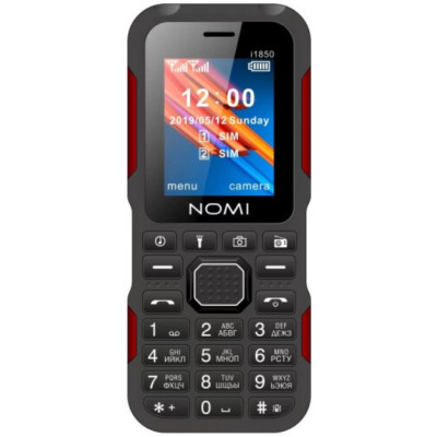 Телефон Nomi i1850 Black-Red UA UCRF