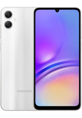 Смартфон Samsung Galaxy A05 4/128GB Silver (SM-A055FZSGSEK) UA UCRF