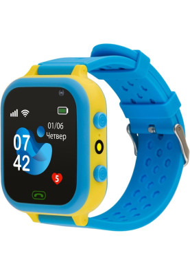 Smart Watch AmiGo GO009 GLORY Camera+LED WIFI Blue-Yellow UA UCRF