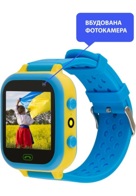 Smart Watch AmiGo GO009 GLORY Camera+LED WIFI Blue-Yellow UA UCRF