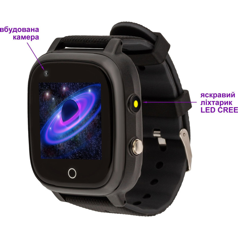 Smart Watch AmiGo GO005 4G WIFI Thermometer Black