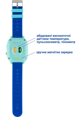 Smart Watch AmiGo GO005 4G WIFI Thermometer Blue