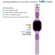 Smart Watch AmiGo GO005 4G WIFI Thermometer Purple