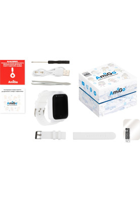 Smart Watch AmiGo GO006 GPS 4G WIFI White UA UCRF
