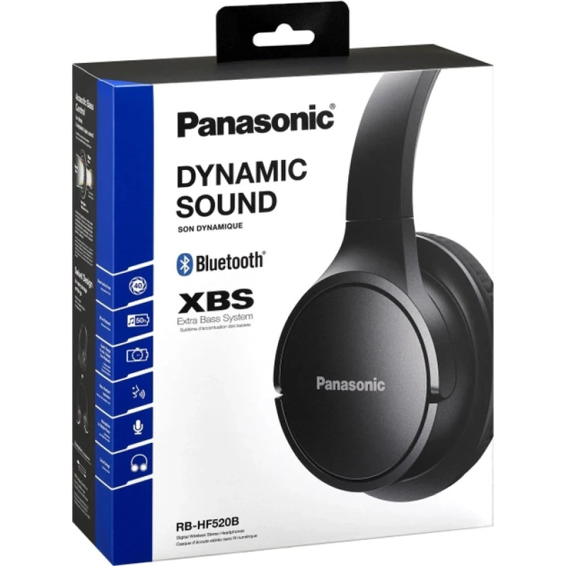 Bluetooth Stereo Panasonic RB-HF520BGEK Black UA