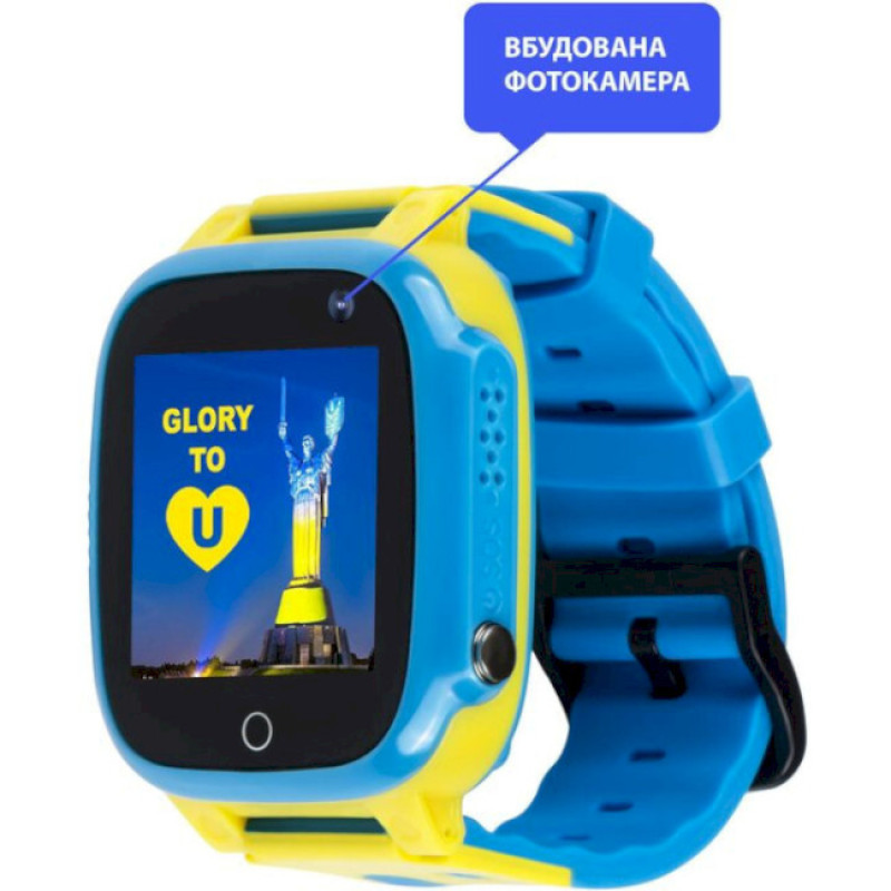 Smart Watch AmiGo GO008 MILKY GPS Wi-Fi Blue/yellow UA UCRF