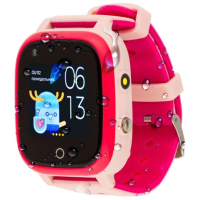 Smart Watch AmiGo GO005 4G WIFI Thermometer Pink UA UCRF