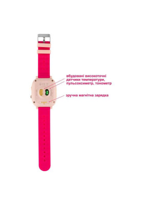 Smart Watch AmiGo GO005 4G WIFI Thermometer Pink UA UCRF