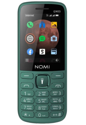 Телефон Nomi i2403 Dark Green UA UCRF