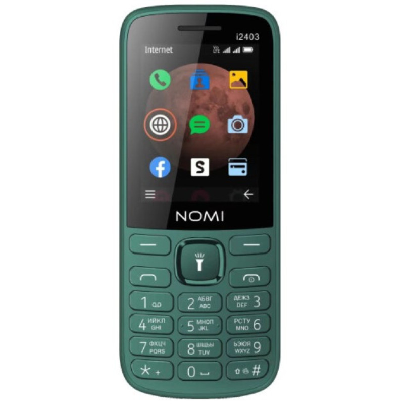 Телефон Nomi i2403 Dark Green UA UCRF