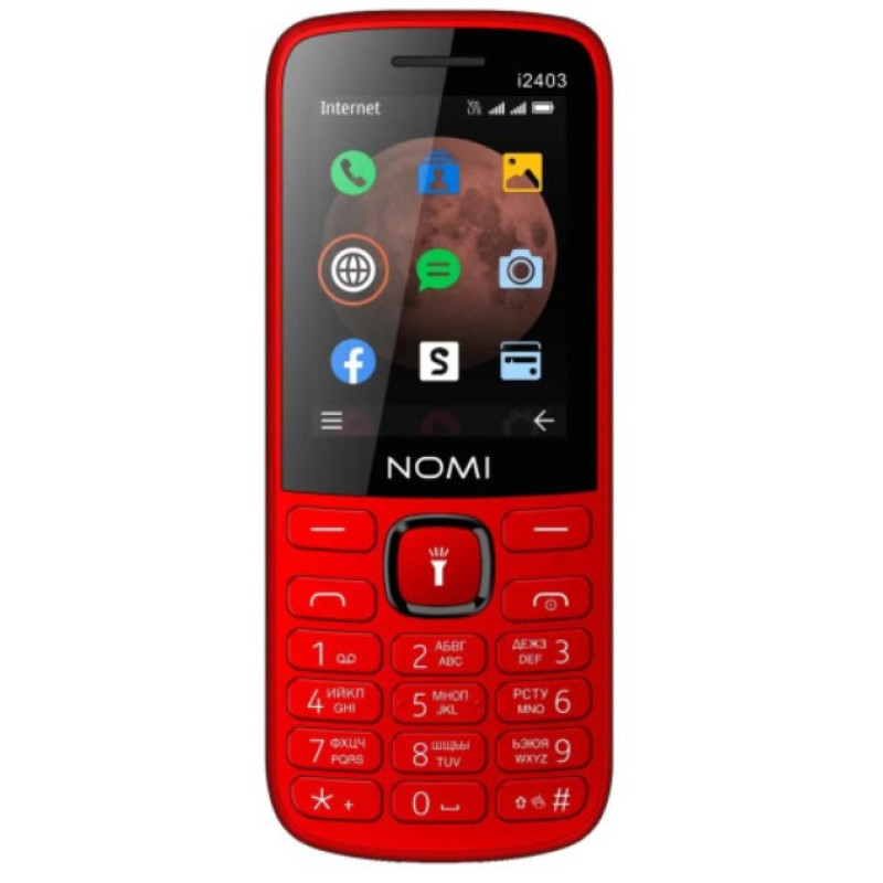 Телефон Nomi i2403 Red UA UCRF
