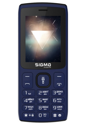 Телефон Sigma X-Style 34 NRG Type-C Blue UA UCRF