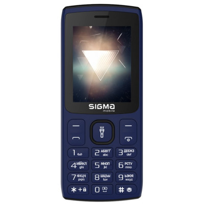 Телефон Sigma X-Style 34 NRG Type-C Blue UA UCRF