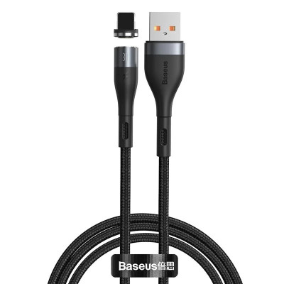 Кабель Baseus USB Lightning Magnetic 2.4A Zinc color 1m Кабель Baseus USB Lightning Magnetic 2.4A Zinc color 1m