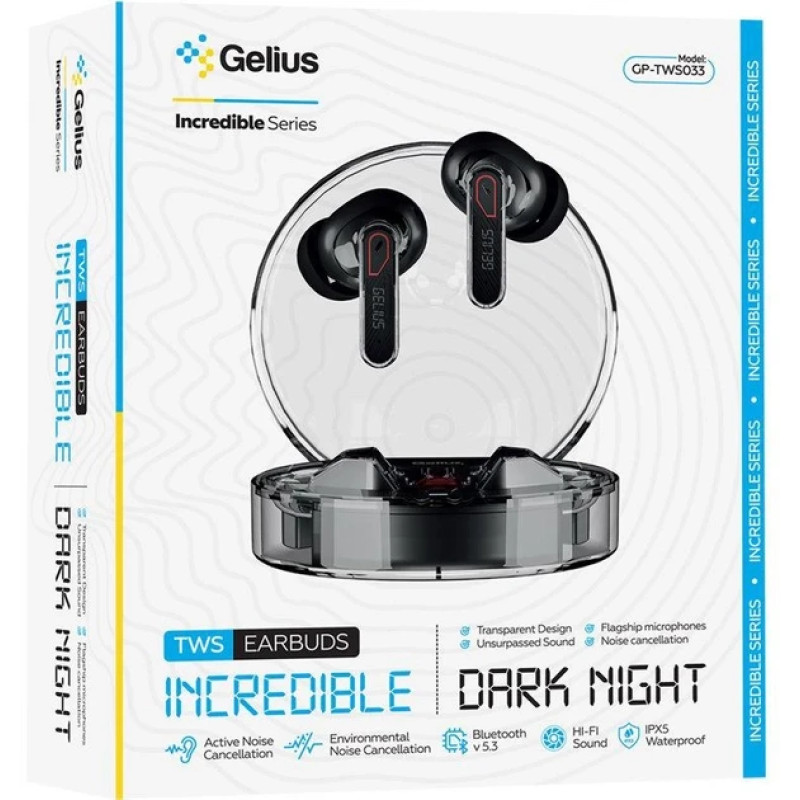 TWS Gelius GP-TWS033 Incredible 5.3 dark night UA