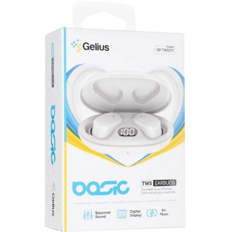 TWS Gelius Pro Basic GP-TWS011 5.3 White (87402) UA