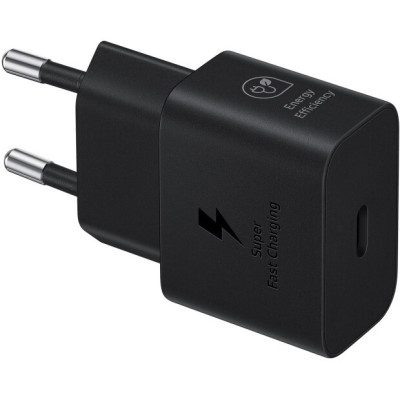 МЗП блочок Samsung 25W USB-C (EP-T2510NBEGEU) black UA