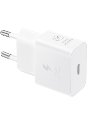 МЗП блочок Samsung 25W USB-C (EP-T2510NWEGEU) white UA