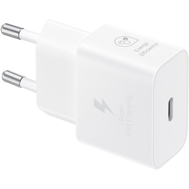 МЗП блочок Samsung 25W USB-C (EP-T2510NWEGEU) white UA