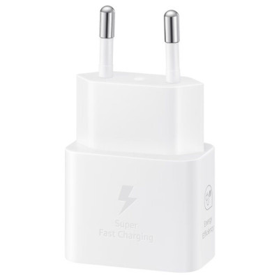 МЗП блочок Samsung 25W USB-C (EP-T2510NWEGEU) white UA