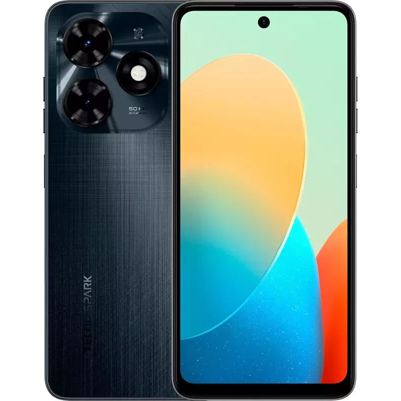 Смартфон Tecno Spark 20c (BG7n) 8/128Gb NFC Gravity Black (4894947011771) UA UCRF