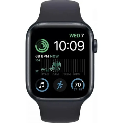 Apple Watch SE 2 40mm GPS Midnight Aluminium Case Midnight Sport Band MNT83 M/L A2722 (MNT83)