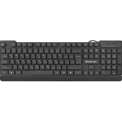 Клавіатура USB Defender Element HB-190 UKR USB Black (45192) UA