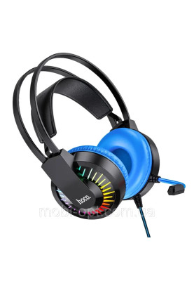 HF Stereo Hoco W105 Joyful Blue +мікр
