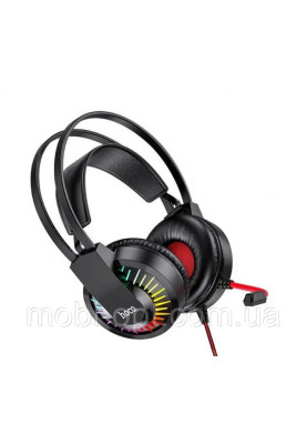 HF Stereo Hoco W105 Joyful Red +мікр